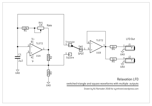 Relaxation LFO schematic